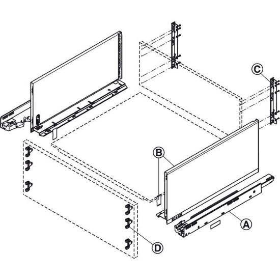 set-za-predal-blum-legrabox-pure-visina-f-blumotion-s-70kg-nl-450-p-srebrna