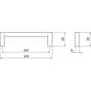 rocaj-macha-razmak-lukenj-320-mm-sirina-328-mm-zn-crna-mat