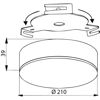 vgradna-svetilka-mold-20w-3000-k-o-210mm-bela