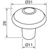 pohistveni-gumb-flores-o-31-mm-globina-29-mm-cl-starana-medenina-brunirana-mere