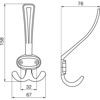 obesalna-kljuka-corvo-sirina-67-mm-visina-158-mm-cin-lit-barva-zel-bruniran-mere