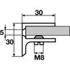 zaticni-nosilec-stekl-police-pula-st-8-10-mm-sir-40-mm-meden-krom-mat-mere